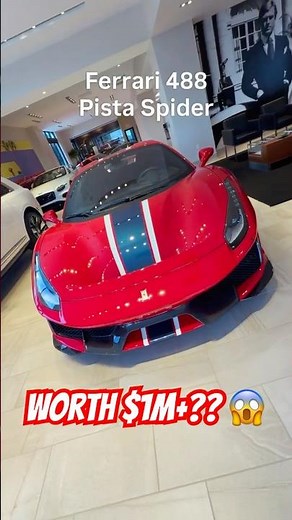 Ferrari 488 Pista Spider 🔥 #488pista #ferrari #shorts