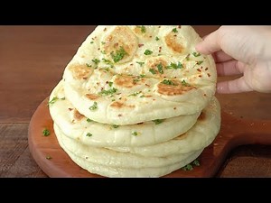 Fluffy and Soft Turkish Flatbread Grilled Flatbread Bazlama