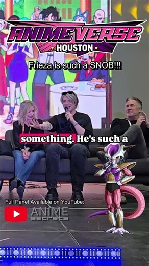 Frieza Would Drink Wine While Listening to Orchestra | Dragon Ball Z Panel at Animeverse Houston