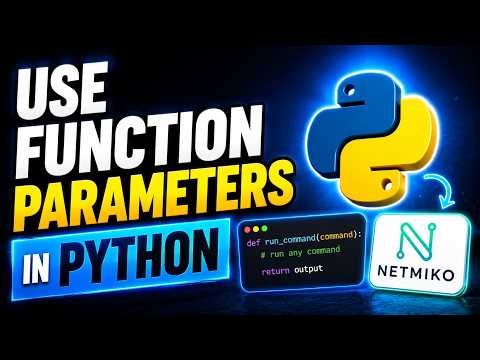 How to Use Function Parameters in Python (with Netmiko)