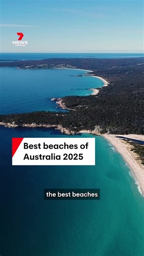 Tourism Australia has awarded the Bay of Fires, a 10 kilometre coastline in Tasmania, the 'best beach' for 2025. #beach #BayofFires #Tasmania #Australia #bestbeach #7NEWS