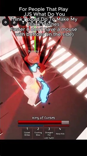 What do you think I could do to make my black flashes better JJs #roblox