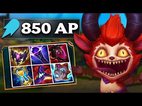 MY 850 AP TEEMO STRAT DOMINATES THE JUNGLE (full build)