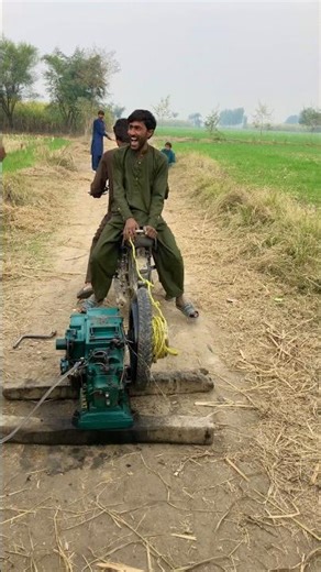 Start bike and😱 diesel engines and tyre speed😱