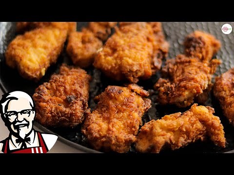 100% Original KFC Chicken Tenders Recipe | Crispy Homemade Chicken Tenders | TheFoodXP
