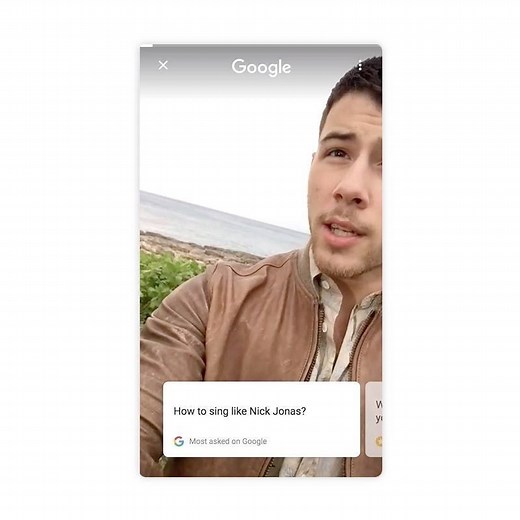 22K views · 645 reactions | But first, a video selfie—on Google! You can now find video-recorded answers in mobile Search results from your favorite personalities like Nick Jonas, Gina Rodriguez, Will Ferrell and more → goo.gl/5n7PXF | Google | Facebook