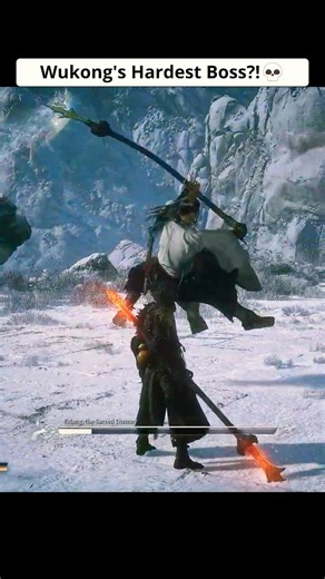 The Hardest Boss In Wukong?! 🥶💀 #blackmyth #wukong #gaming #games #shorts