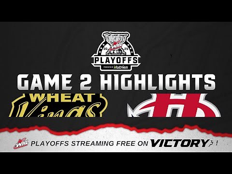 Brandon Wheat Kings at Lethbridge Hurricanes – Game 2 | 2025 WHL Playoffs Highlights