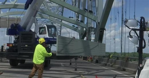 Watch: I-40 Bridge repair: The road to reopening continues