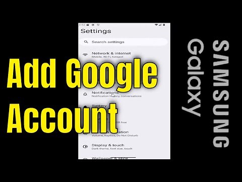 How to Add Google Account in Samsung Galaxy Phone [Tutorial]