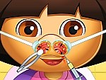 Play Dora Nose Doctor | Free Online  Games. KidzSearch.com