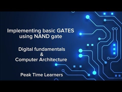 Implementing basic gates from NAND Gate dfca ktu mca 1st sem malayalam
