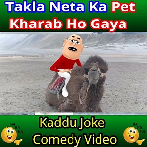 142K views · 5.9K reactions | Kaddu Joke | Takla Neta Ka Pet Kharab Ho Gaya | टकला नेता का पेट ख़राब हो गया | Jokes | Funny Comedy Video #kaddujoke #cartoon #comedy #jokes | Kaddujoke | Facebook
