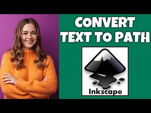 How To Convert Text To Path In Inkscape | Inkscape Tutorial