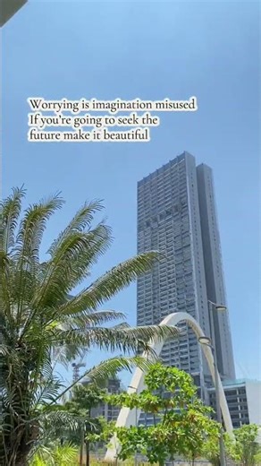 Worrying is imagination misusedIf you’re going to seek the future make it beautiful☀️