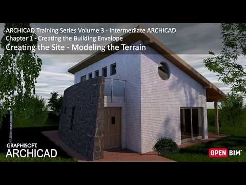 Creating the Site – Modeling the Terrain - ARCHICAD Training Series 3 – 04/52