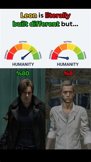 Leon is literally built different but... #residentevilrequiem