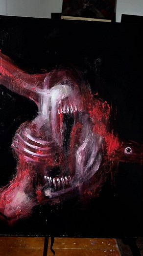 Michael Lotenero on Instagram: "I’ve always admired abstract artists, and I always wanted to make some of my own. • • • #darkart #abstractart #figurativeart #abstractfigurative #art #contemporaryart"