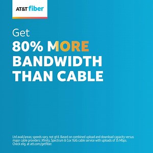 Tired of your housemates making you lag? Enjoy 80% more bandwidth than cable with AT&T Fiber. Switch today for $59.99/month. | AT&T