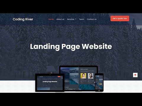 Build a Full Responsive Landing Page With Bootstrap 5, HTML, CSS