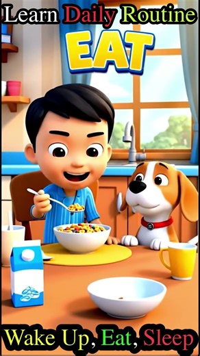 Learn Daily Routine FAST | Morning to Night | Wake Up, Eat, Sleep | Benny & Tommy Toons