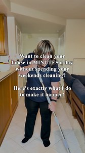 How I keep a clean home in minutes a day (and avoid cleaning all weekend!) 🧹✨ If you're tired of spending your weekends catching up on housework, I've got the perfect system for you! After years of working with busy families, I've developed an approach that keeps homes consistently clean with minimal daily effort. The strategy is simple but powerful: Focus on ONE specific task each day (bathrooms one day, dusting another) Build automatic daily mini-habits that prevent mess accumulation Follow a