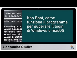 Kon Boot: superare il login di Windows e macOS