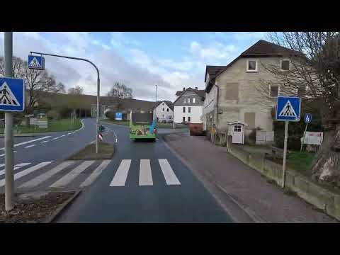 German Trucking: B64 & B240 Scenic Route | Seesen to Halle (POV)