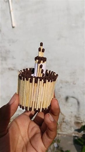 ART WITH MATCHSTICK #experiments #experimentshorts