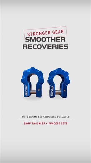 The Mojab 3/4'' Extreme Duty D-Shackle is forged for serious recovery scenarios with 70,000 lbs of break strength and a working load limit of 18,000 lbs. Shop aluminum shackles built to perform and priced for real adventurers! | MOJAB offroad | Facebook