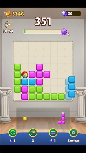 Block Match Gameplay - Classic Mode