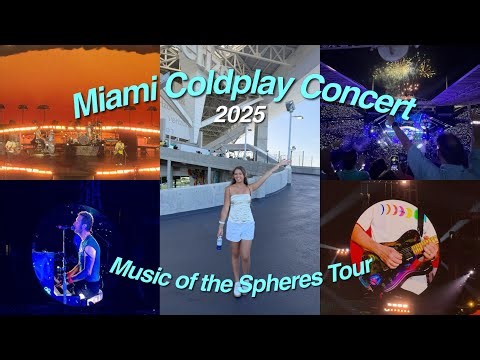COLDPLAY CONCERT MIAMI || grwm + vlog