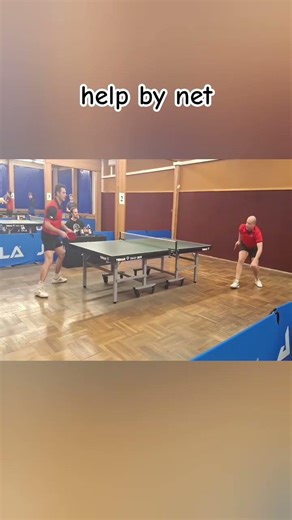help by net #stolnitenis #tabletennis #pingpong #sports