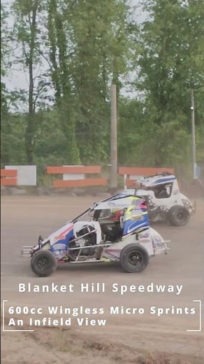 600cc Wingless Micro Sprints - Shoulder Cam Footage