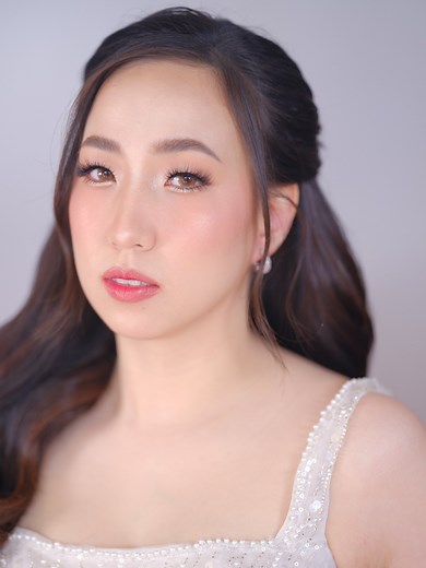 18K views · 95 reactions | Korean Makeup Look on a Chinese Bride? Why Not  Bride: Ms. Christine Wang Hair: Arem Ephraim PREP: Farmhills Garden She's My Second Bride in their Family... Thank you for the Continous Trust 殺 | Ellen Drilon Makeup Group | Facebook