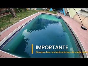 How to clean a swimming pool with cloudy and green water