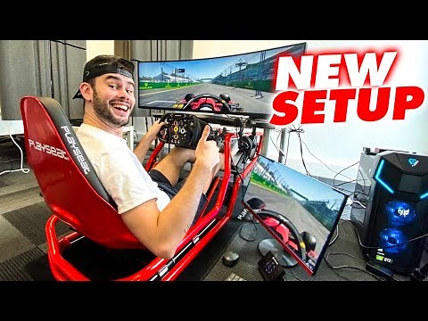 MON TOUT NOUVEAU SETUP SIMULATION F1 !