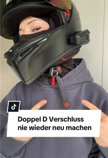 Mit diesem Trick müsst ihr euren Doppel D Helmverschluss nie wieder neu fädeln. 🙂‍↕️🫶🏻 #motorrad #motorradhelm #doppeldverschluss #agvk1s #helmverschluss