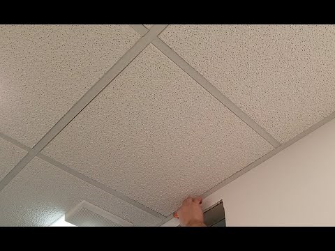 How to install a drop ceiling. Bathroom Rehab Part 10