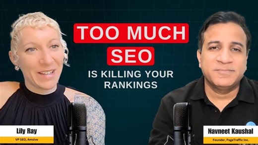 Why Sites Lose Rankings: The Too Much SEO Problem with Lily Ray | Lily Ray