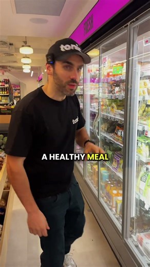 Healthy choices at a convenience shop