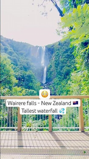 This Hidden Waterfall in New Zealand is Insanely Beautiful #WairereFalls #Hiking #NZ