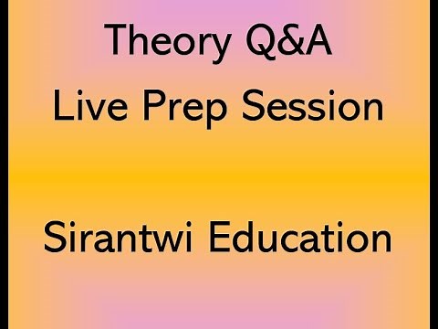 Grade 12 CAT Paper 2 Theory Q&A – Live Prep Session | Sirantwi Education