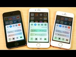 iPhone 5S vs iPhone 6 vs iPhone SE iOS 10.3.2
