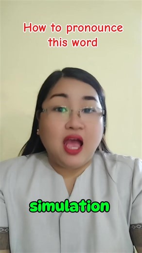 How to pronounce simulation #pronunciation #reading #vocabulary #education | Teacher Anne