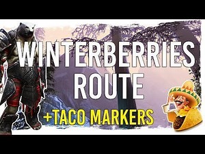 Fresh Winterberries Farming Route with Custom TacO Markers