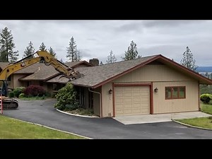 Excavator Demolishing a House #demolition
