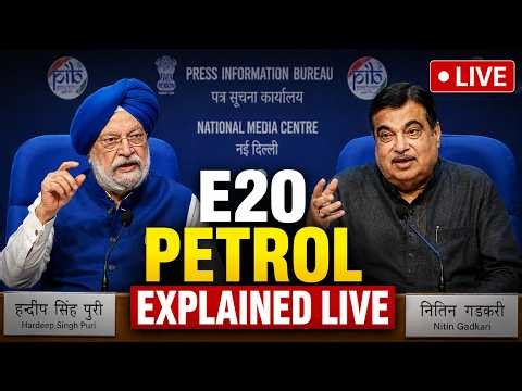 LIVE: Govt Explains E20 Petrol | Responds To Questions On Ethanol-Blended Fuel LIVE