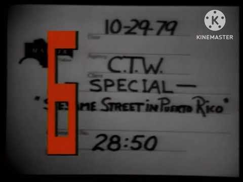 Sesame Street In Puerto Rico Tape Slate (1979)