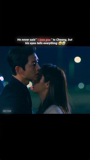 He never said "I love you" to Cheong, but his eyes tells everything 🥹 #shorts #kdrama #vincenzo